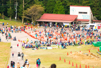 六甲山の特色を生かして大会を盛り上げる