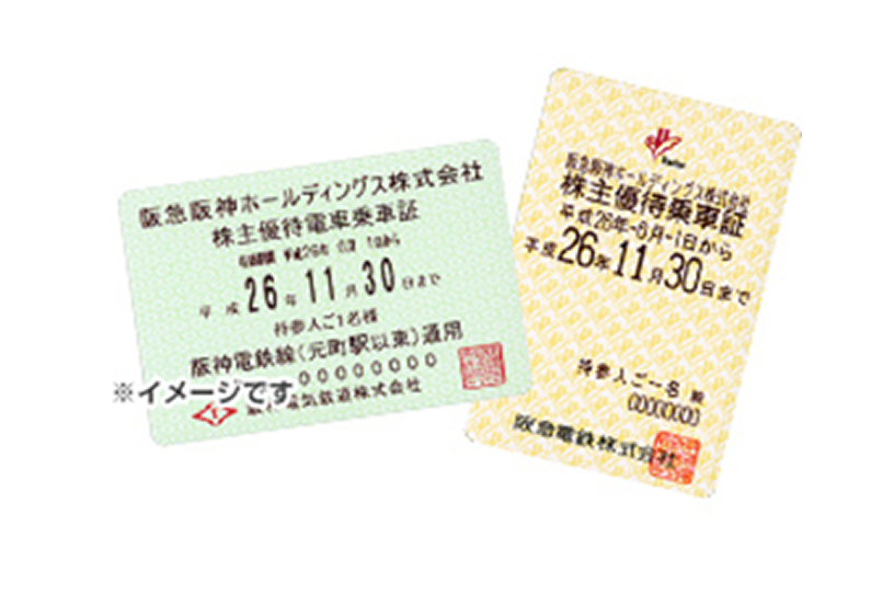 株主優待乗車証　全線パス