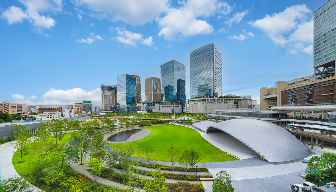 緑地空間の形成（大阪・梅田エリアの都市緑化）： 「グラングリーン大阪」うめきた公園（サウスパーク）