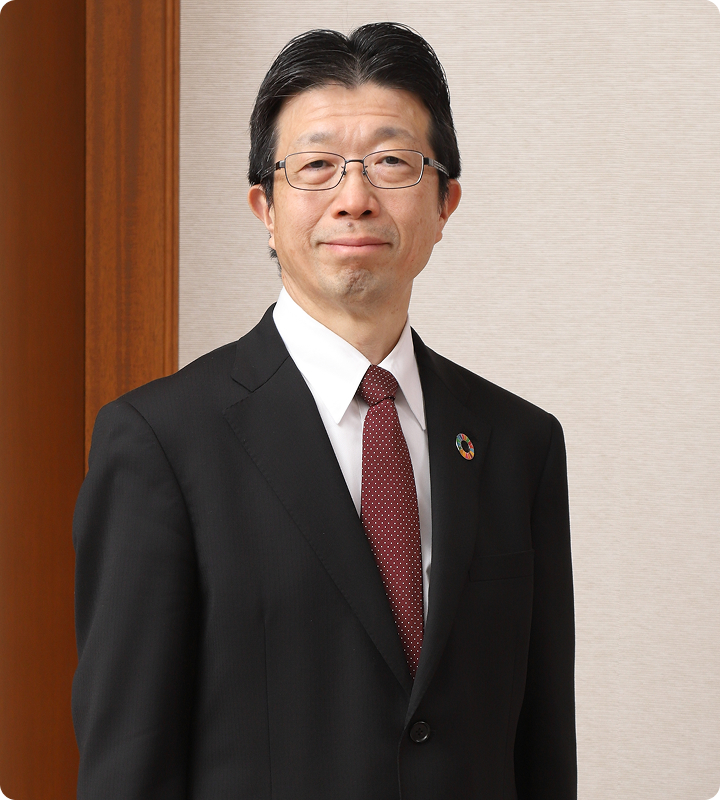 代表取締役社長グループCEO　嶋田泰夫